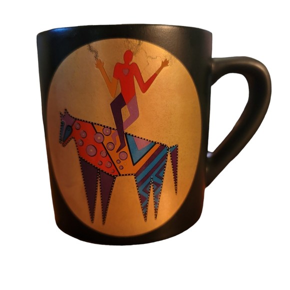Vintage LAUREL BURCH 1992 Free Spirit dancing in the autumn moon Coffee Mug 90s - Picture 1 of 5